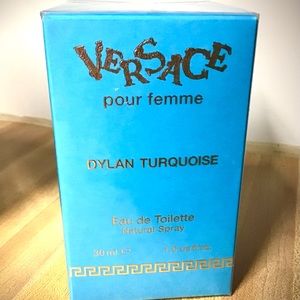 New (Still In Wrapper) Versace Dylan Turquoise Perfume. 1 oz size